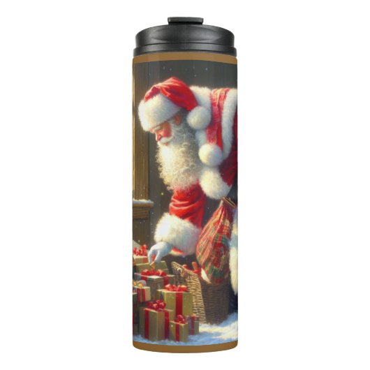 Kerstman 3 thermosbeker (Voorkant)