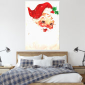 Kerstman 4 Canvas Afdruk (Insitu (Slaapkamer))