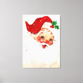  Kerstman 4 Canvas Afdruk (Voorkant)