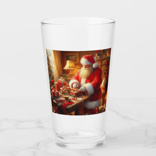 Kerstman 4 glas (Voorkant)