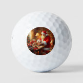 Kerstman 4 golfballen
