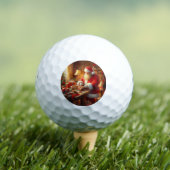 Kerstman 4 golfballen (Insitu Shirt)