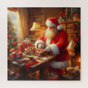 Kerstman 4 legpuzzel