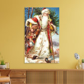 Kerstman 5 Canvas Afdruk (Insitu (Woonkamer))
