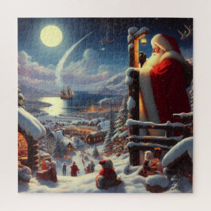 Kerstman 5 legpuzzel
