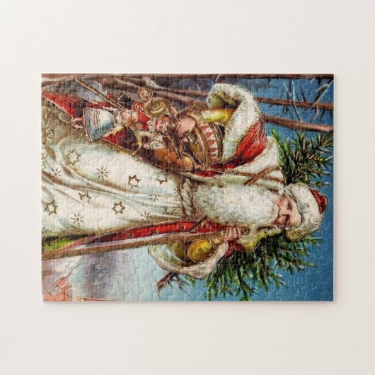  kerstman 5 legpuzzel (Horizontaal)