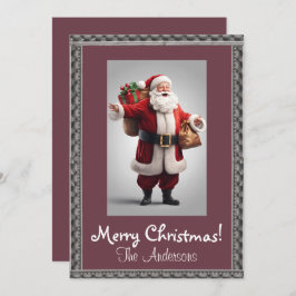 Kerstman 5 Vrolijk kerstfeest! kerstkaart Kaart