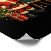 Kerstman 6-7 Meme Leuk Stout 67 Kerstmis Brain Rot Poster (Hoek)