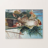  kerstman 6 legpuzzel (Horizontaal)