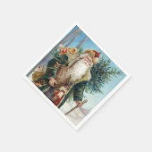  Kerstman 6 Servet (Hoek)