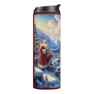 Kerstman 6 thermosbeker