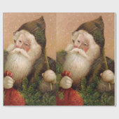  kerstman 8 cadeaupapier (Vlak)