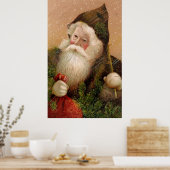  kerstman 8 poster (Keuken)