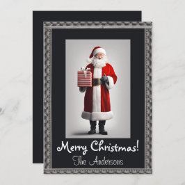 Kerstman 8 Vrolijk kerstfeest! kerstkaart Kaart