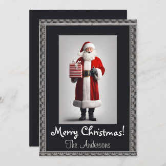 Kerstman 8 Vrolijk kerstfeest! kerstkaart Kaart