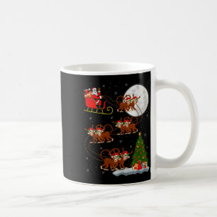 Kerstman Aap Arrenslee Vliegend Grappig Magisch Ke Koffiemok
