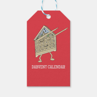 Kerstman Adventkalender Grappige Christelijke Reli Cadeaulabel