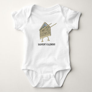 Kerstman Adventkalender Grappige Christelijke Reli Romper