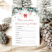 Kerstman advies voor de mama-to-be Kaart