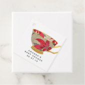 Kerstman Alice in het Wonderland Baby shower Bedankjes Labels (In situ)