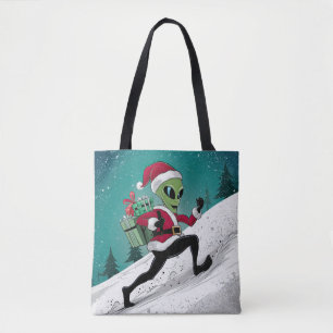 Kerstman Alien Tote Bag
