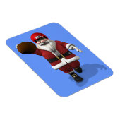 Kerstman American Footballspeler Magneet (Rechterzijde)