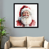Kerstman aquarel tekening Kerstmis Poster