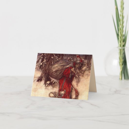 Kerstman Arthur Rackham  (Voorkant)