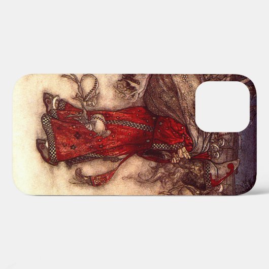 Kerstman Arthur Rackham Case-Mate iPhone Case (Achterkant (horizontaal))