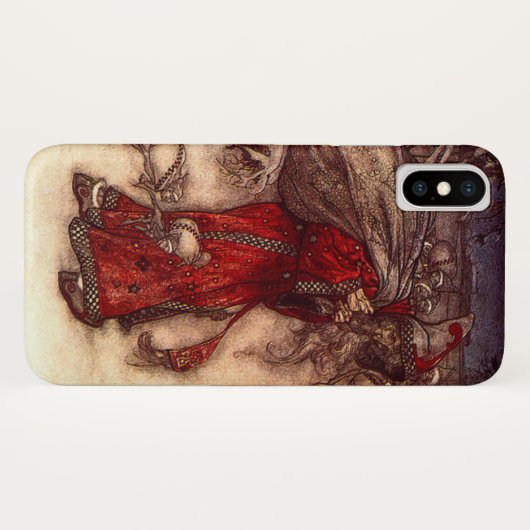 Kerstman Arthur Rackham Case-Mate iPhone Case (Achterkant (horizontaal))