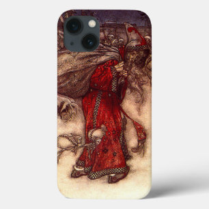 Kerstman Arthur Rackham Case-Mate iPhone Case