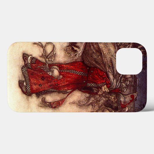 Kerstman Arthur Rackham Case-Mate iPhone Case (Achterkant (horizontaal))