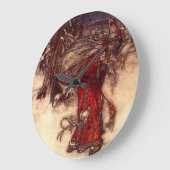 Kerstman Arthur Rackham Grote Klok (Hoek)