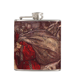 Kerstman Arthur Rackham Heupfles
