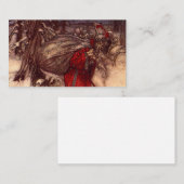 Kerstman Arthur Rackham Informatiekaartje (Voorkant / Achterkant)