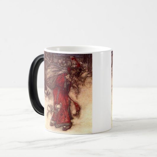 Kerstman Arthur Rackham Magische Mok (Voorkant links)