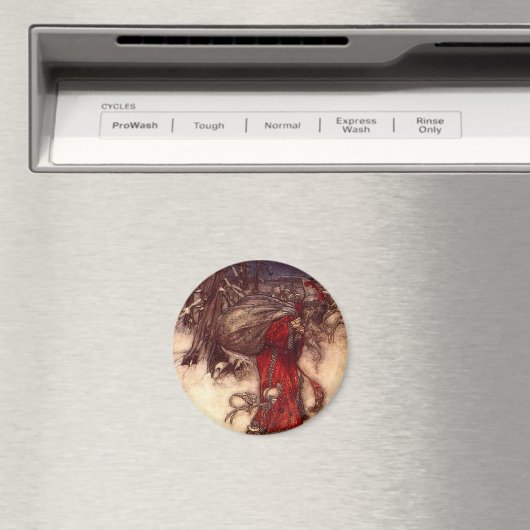 Kerstman Arthur Rackham Magneet (Insitu (Vaatwasser))