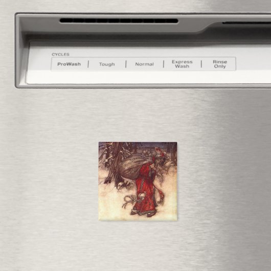 Kerstman Arthur Rackham Magneet (Insitu (Vaatwasser))