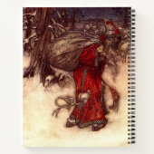 Kerstman Arthur Rackham Notitieboek (Achterkant)