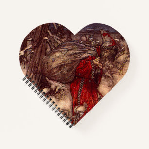 Kerstman Arthur Rackham Notitieboek
