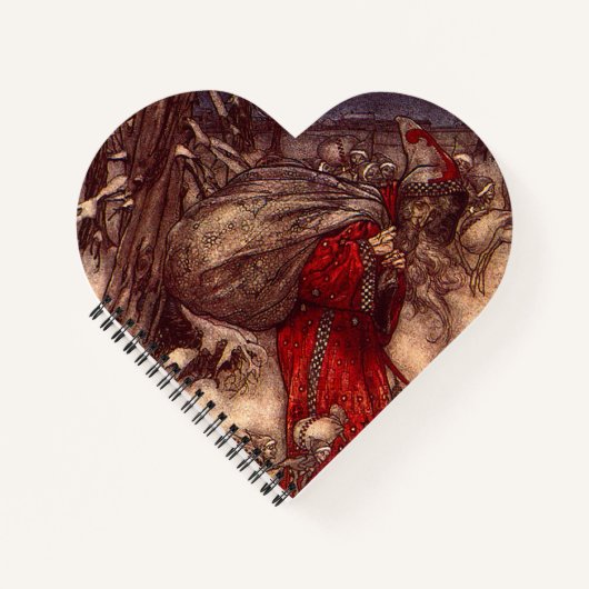 Kerstman Arthur Rackham Notitieboek (Voorkant)