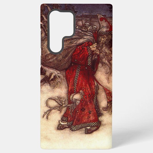 Kerstman Arthur Rackham Samsung Galaxy Hoesje (Achterkant)
