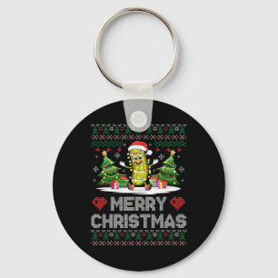 Kerstman Augurk Vrolijk Kerstmis Grappig Kerstfees Sleutelhanger