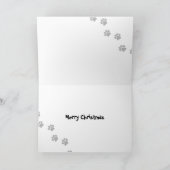 Kerstman Australian Shepherd Feestdagen Kaart (Binnen)