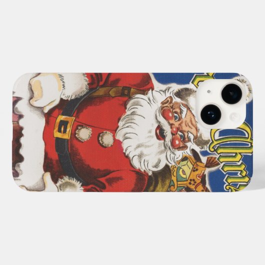  kerstman, avond voor Kerstmis Case-Mate iPhone Case (Achterkant (horizontaal))