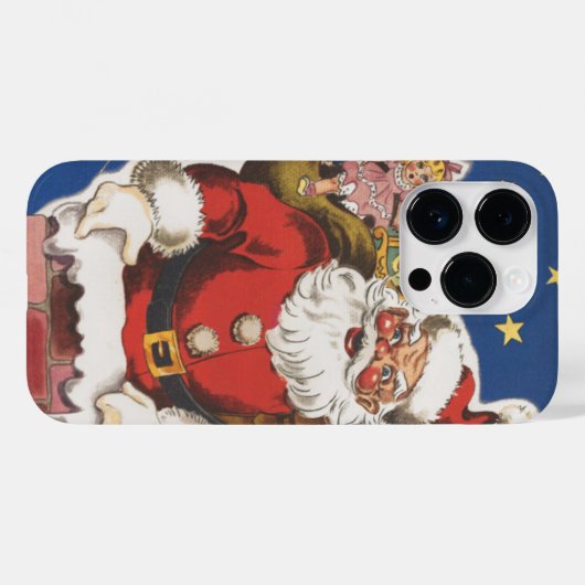 kerstman, avond voor Kerstmis Case-Mate iPhone Case (Achterkant (horizontaal))