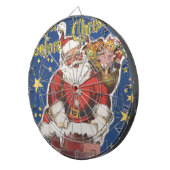 kerstman, avond voor Kerstmis Dartbord (Voorkant Rechts)