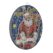 kerstman, avond voor Kerstmis Dartbord (Voorkant Links)