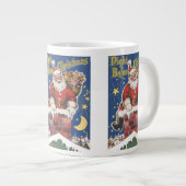 kerstman, avond voor Kerstmis Grote Koffiekop (Voorkant rechts)