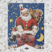 kerstman, avond voor Kerstmis Legpuzzel